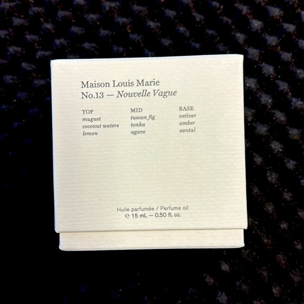 Madison Louis Marie No. 13 Nouvelle Vague Perfume Oil